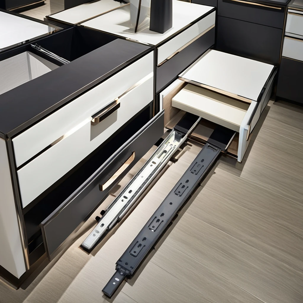 Alibaba.com: Telescopic Channel Drawer Slides with Soft Close Oil ...