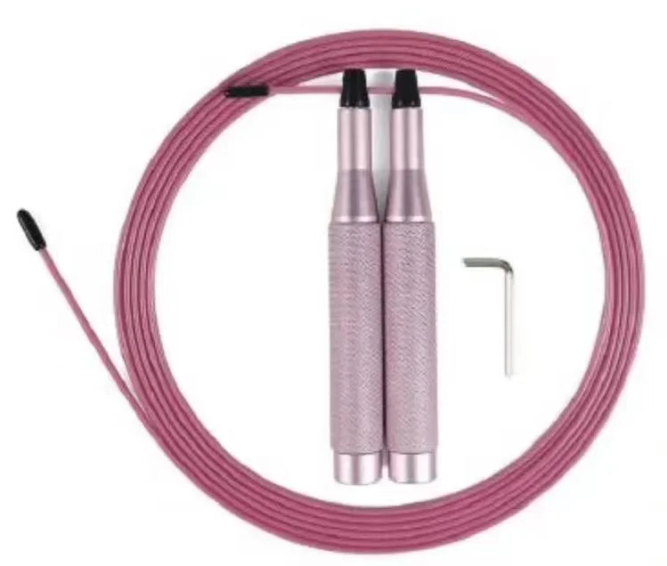 Two Ball Bearing Jump Rope, Speed Skipping Rope Cross Training Aluminum Handle Skipping Rope