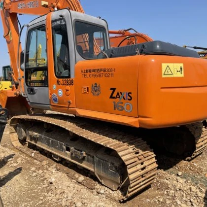 Japan Good Condition 16 Ton Hydraulic Hitachi ZX160 Excavator for Sale