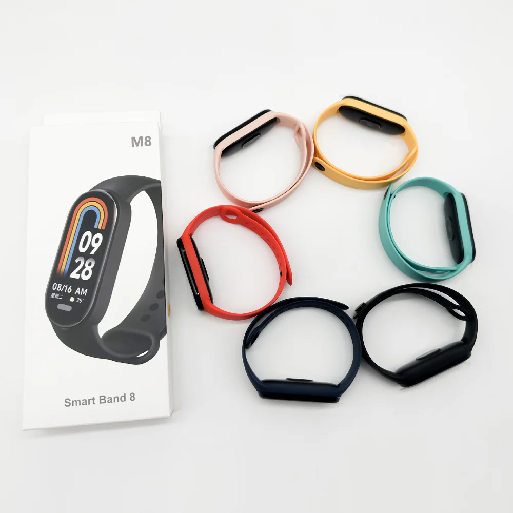 New Arrival 2025 M8 Smart Bracelet Sports Pedometer Watch Band M8 M7 M6 Smart Band Music Control Fitness Tracker