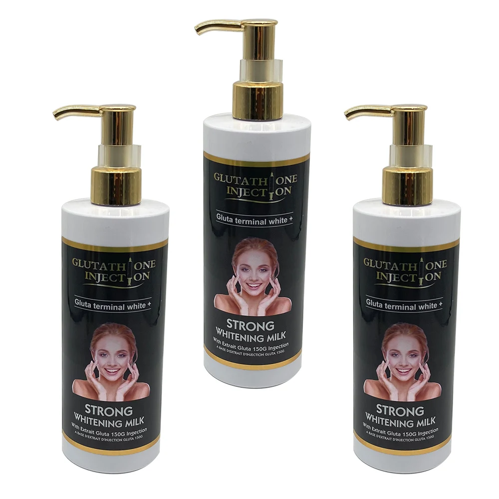 Glutathio with Vitamines C Gluta Terminal White Strong Whitening Milk 350ml  Body Lotion for Remove Acne&Dark Spots
