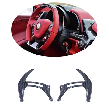 For Ferrari 458/F12  Carbon Fiber Steering Wheel Paddle Shifter Replace extension paddle shifter