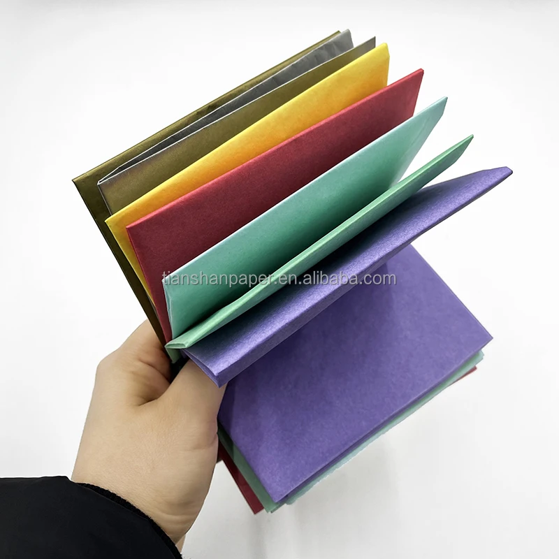 Customized 19g Flameproof Color Wrapping Tissue Paper Multicolor Flameproof Paper Fireproof Tissue Paper for Wedding bar Concert
