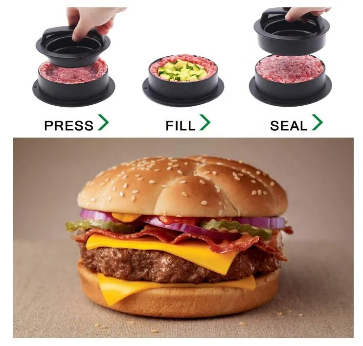 Cutlets Hamburger Meat Beef Grill Burger Press Patty Maker Mold
