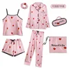 Set da 7 pezzi rosa fragola