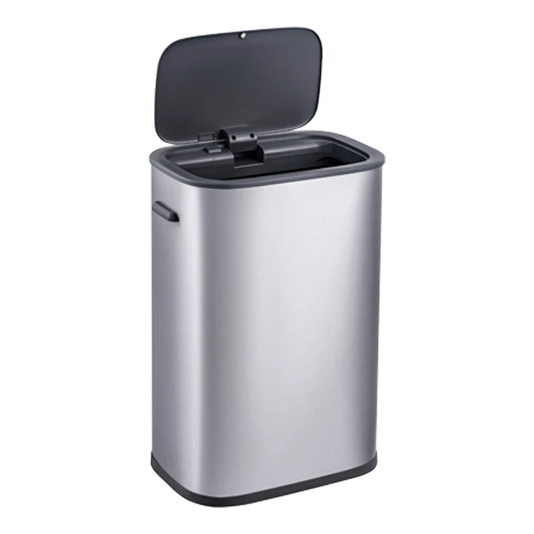 Rectangle Waste Bin Stainless Steel Trash Can Steel Garbage Bin - Buy ...