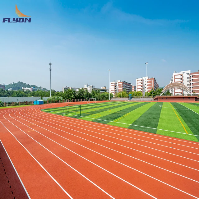 IAAF Certified Prefabricated System 13mm Thickness Running Track Athletic Field Professional Tartan Track