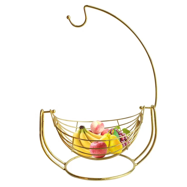 Металлическая корзина для фруктов