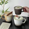 Taza de gres blanca - degradado