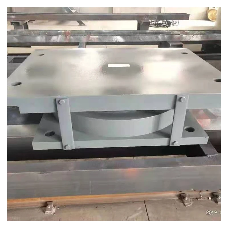 High Damping Steel Structure Basin Type Rubber Bearings for Industrial Use Earthquake Isolation for Bridge Building Cutting