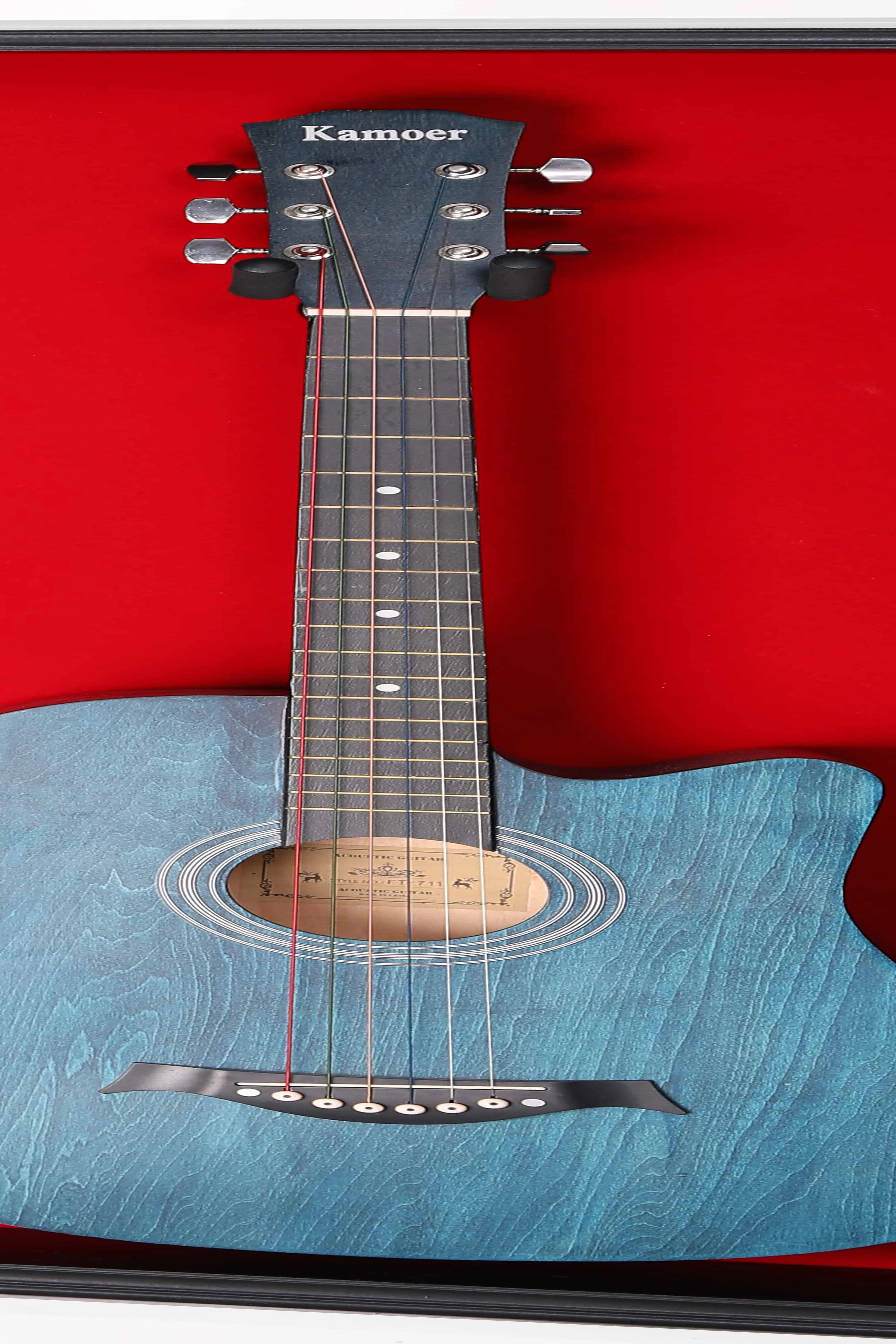 Guitar Display Case Black Mahogany Finish Display Case For Guitar Large