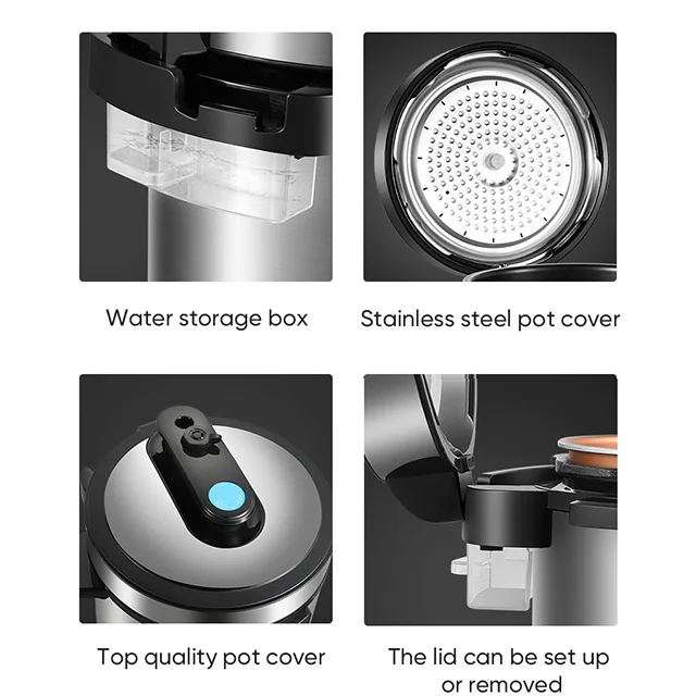 Electric Pressure Cooker One-Touch Control Stainless Steel Smart Multi-Cooker Pressure Cooker