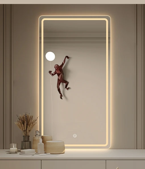 Smart Bathroom Mirror with LED Light – Modern Elegance for Everyday Use