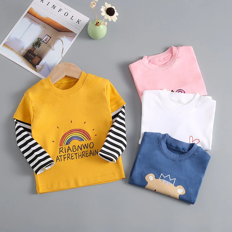 New Spring Autumn Baby Clothes Children Boys Girls Fashion T-Shirt