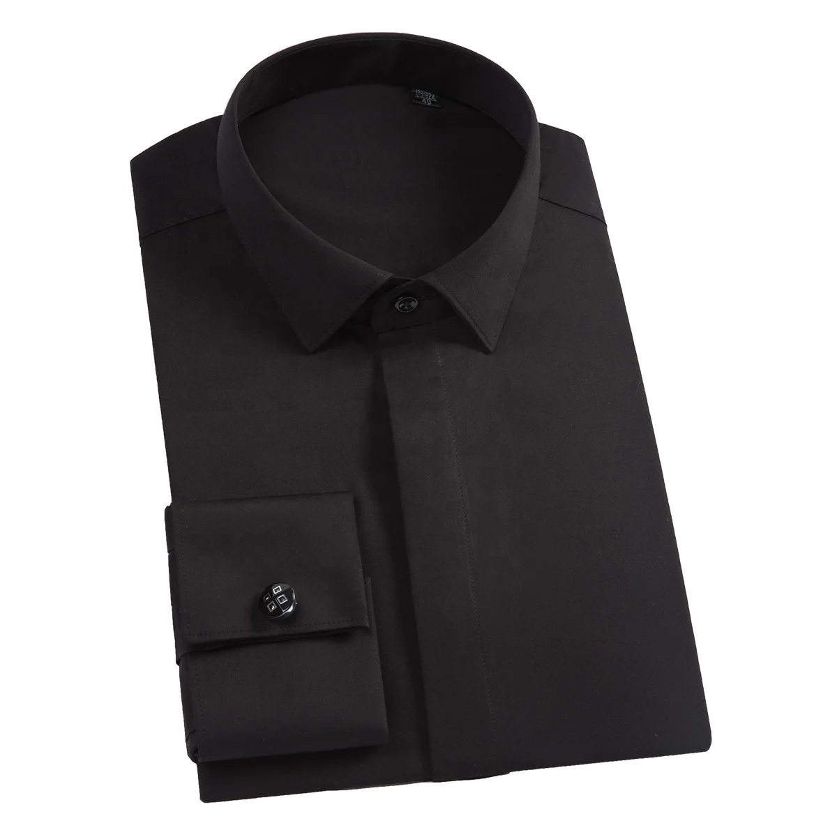 mens evening dress shirts Men's Espresso Brown Satin Shirt – Luxury Evening Wear with a Sleek Si –  Kapda Sale main image 1