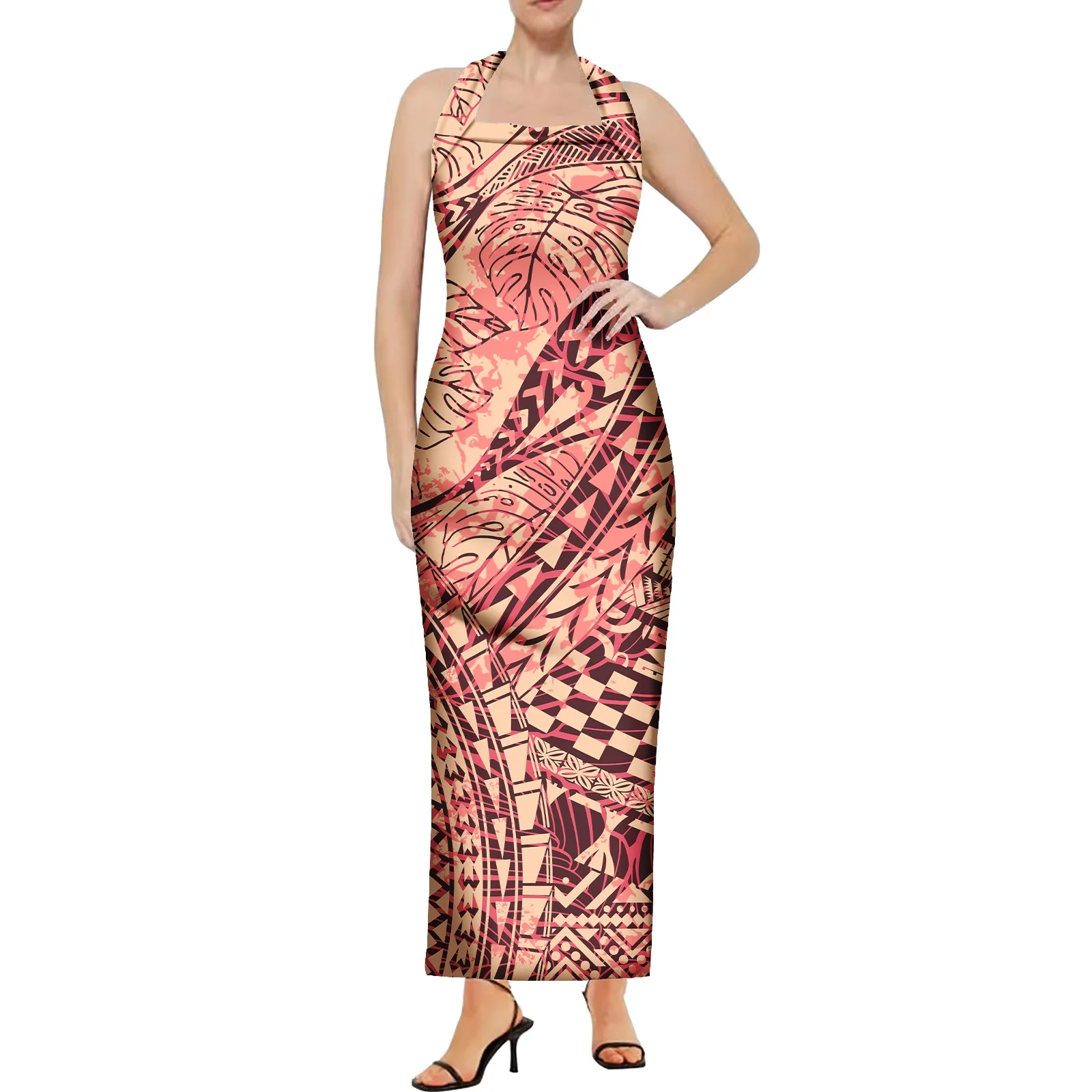 tribal bodycon dress Long Boho Dress
