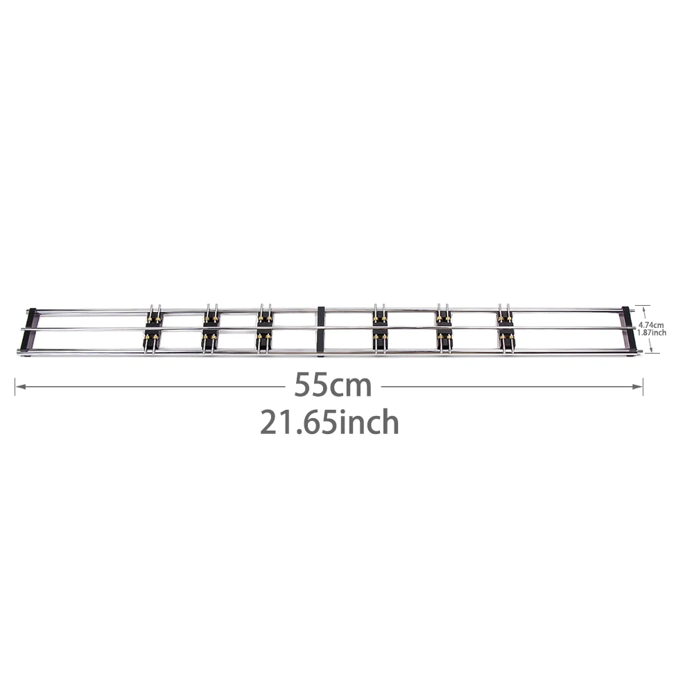 HP1387 Model Train Railway HO Scale 1:87 E-Z Riders Standard Track Roller Test Stand With 6 Trolleys