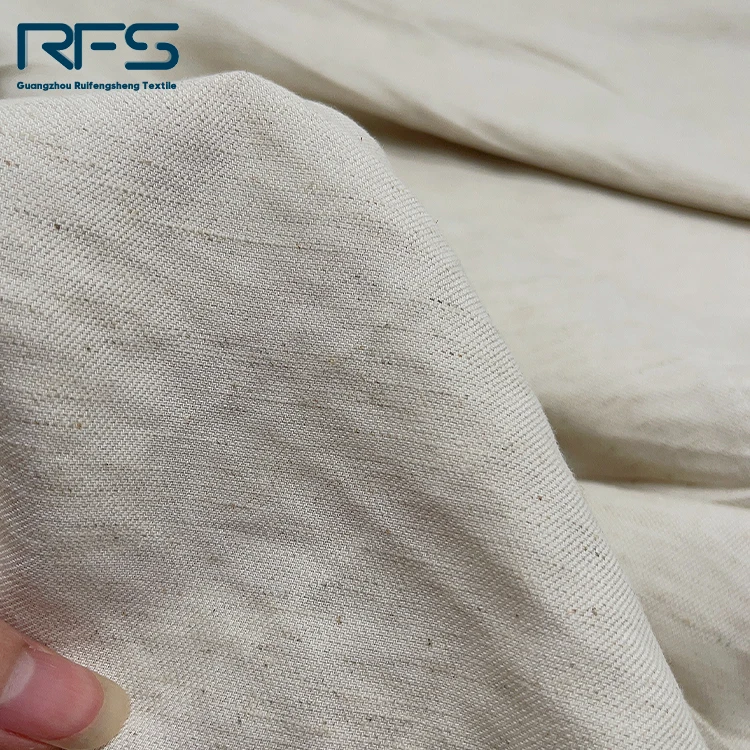 Ecofriendly Quality Linen Cotton Tencel Blending Fabric Wholesale
