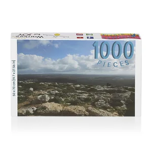Custom 500 1000 Piece Jigsaw Puzzle Accessories Manufacturer 1000 Rompecabezas Para Sublimar