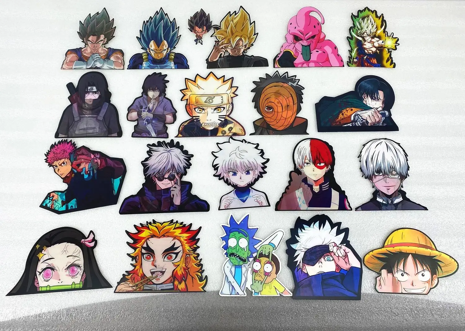 3d Motion Sticker Tanjirou Motorcycle Anime Car Sticker Demon Slayer