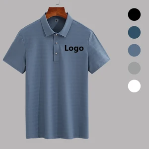 Oversized Regular Fit T-shirt Cotton Streetwear Luxury Quality Gym Clothing Mens Custom Logo Plain Polo Shirts for Men