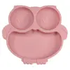 Utensilios de alimentación para bebés de color rosa púrpura