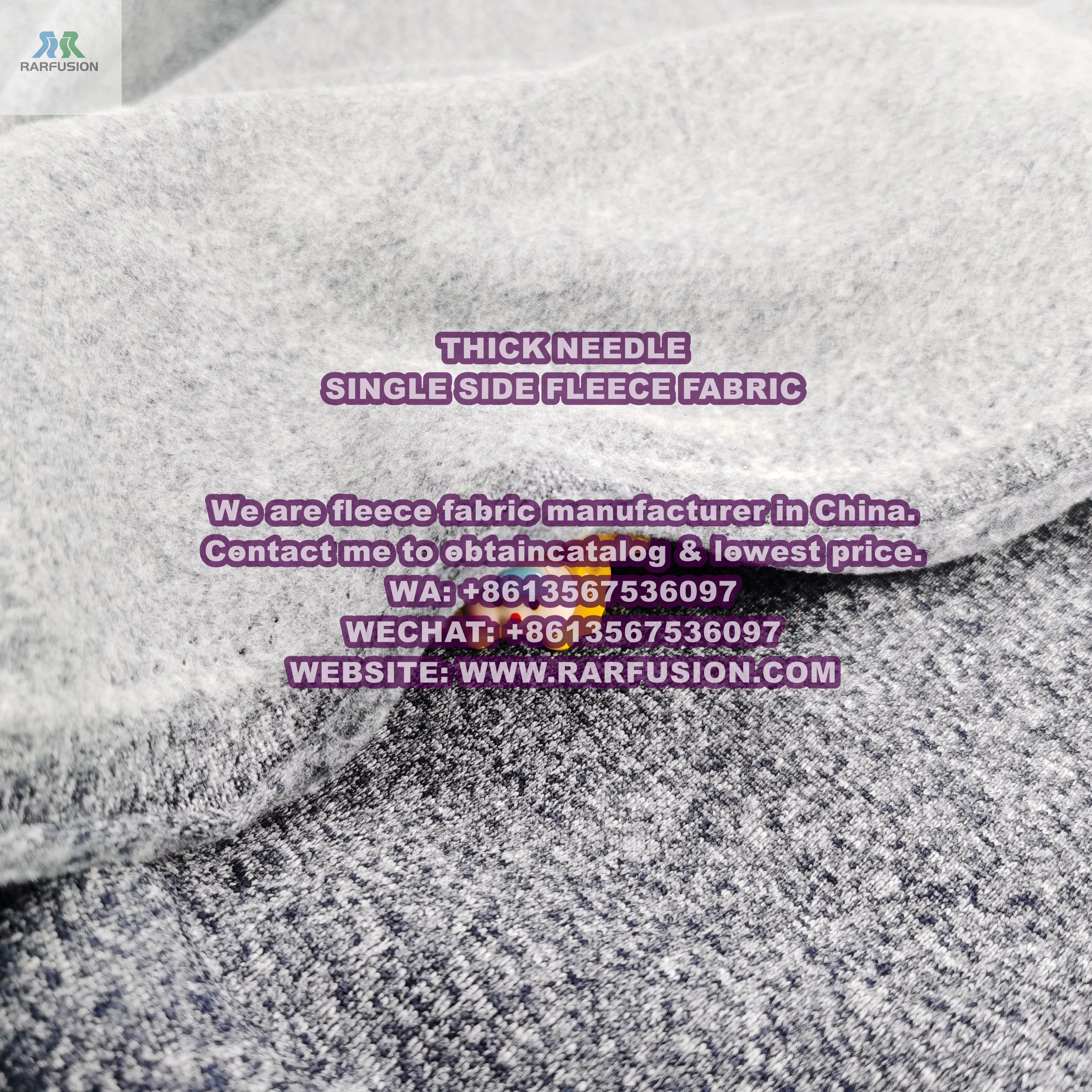 High Quality Antibacterial Plain Knit Cationic Jersey Fabric Soft Breathable Single Side Fleece Fabric for Coat Blankets Dress