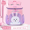 Pink large bucket bag