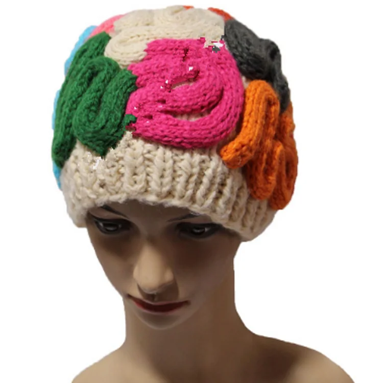 Crochet Beanie,Knit Brain Hat 