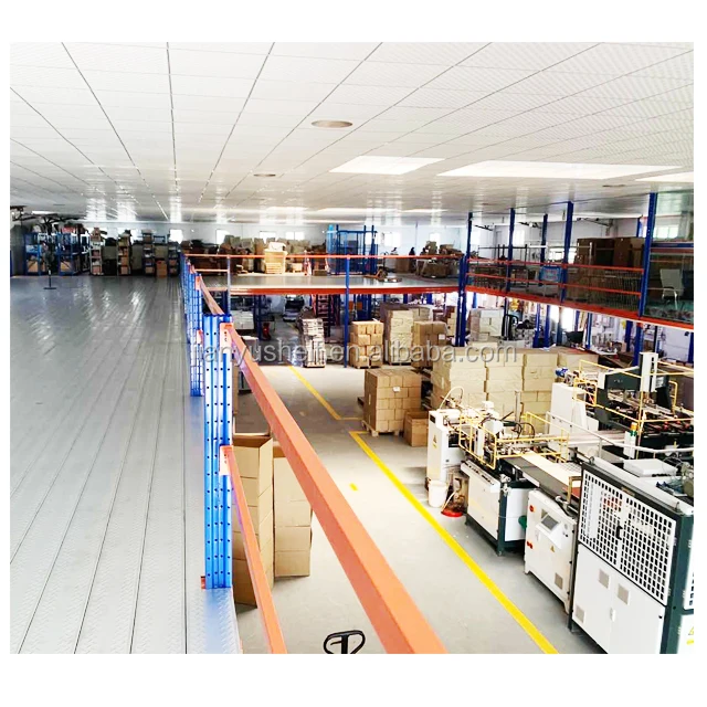 Heavy loading capacity adjustable heavy duty storage mezzanine floor industrial warehouse multi-level mezzanine flooring racking
