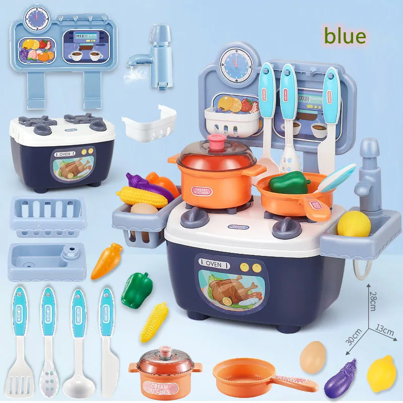 Детский развивающий игровой домик, кухонный набор, имитация мини-кулинарии, новинка, набор для приготовления пищи