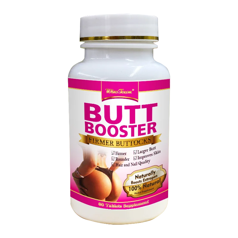Butt Booster Firmer Buttocks Enhancement Tablets Healthy Organic Herbal Natural Hip Vitamin Nail Hair Growth Beauty Supplement