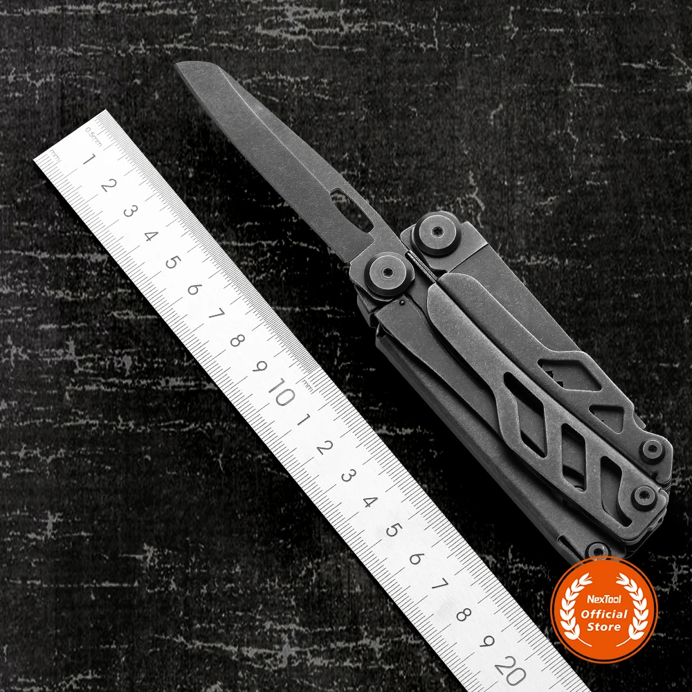 Nextool NE20120 Dark Hero 16 Function Multitool Big Scissors Folding Pliers Knife Multi Tool EDC Tools