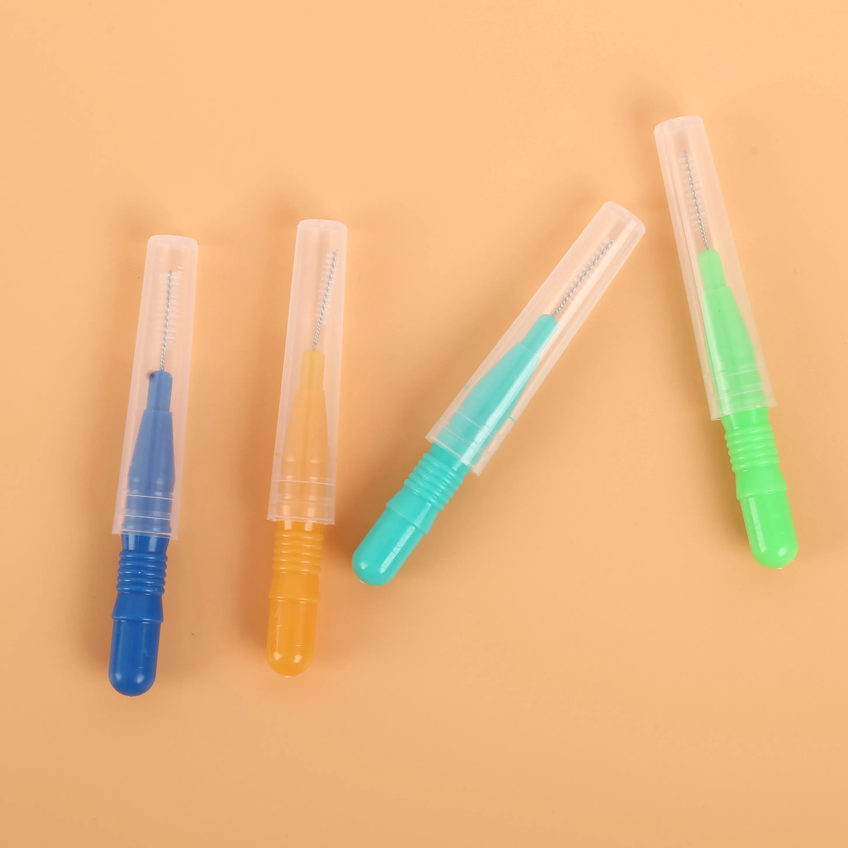 Natu I Shape Short Handle Interdental Brush Dental Interdental Brush/custom Logo Disposable