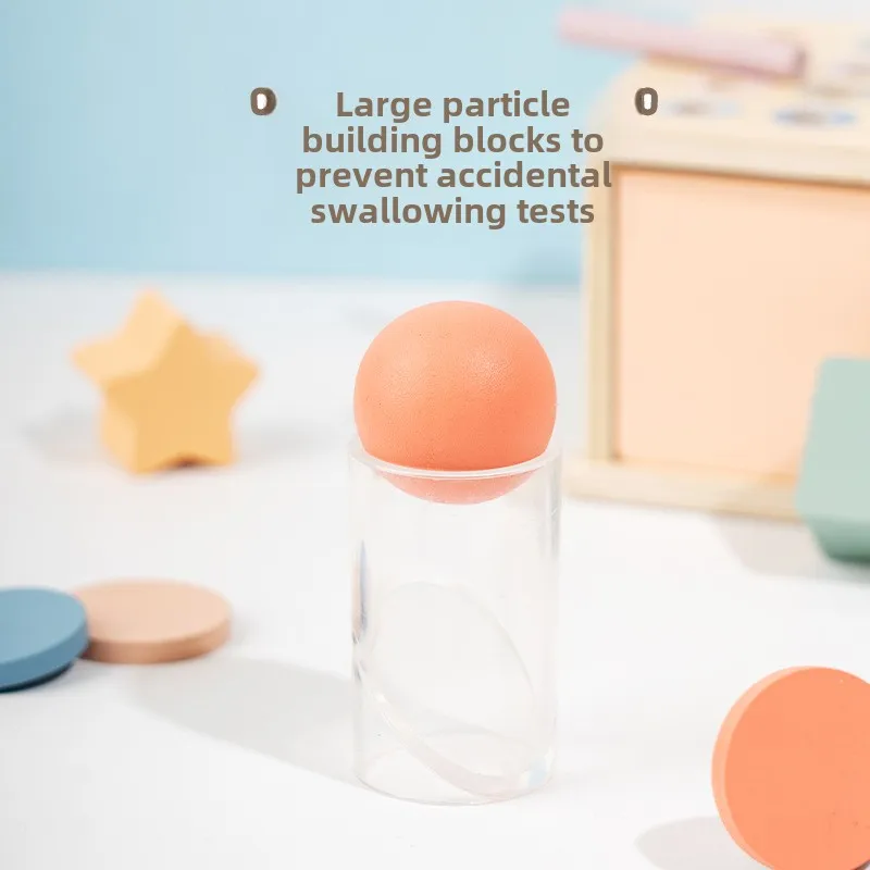 Montessori Inspired Baby Toys Object Permanence Box Coin Box Shape Sorter Jouets Pour Enfants Educational Toys
