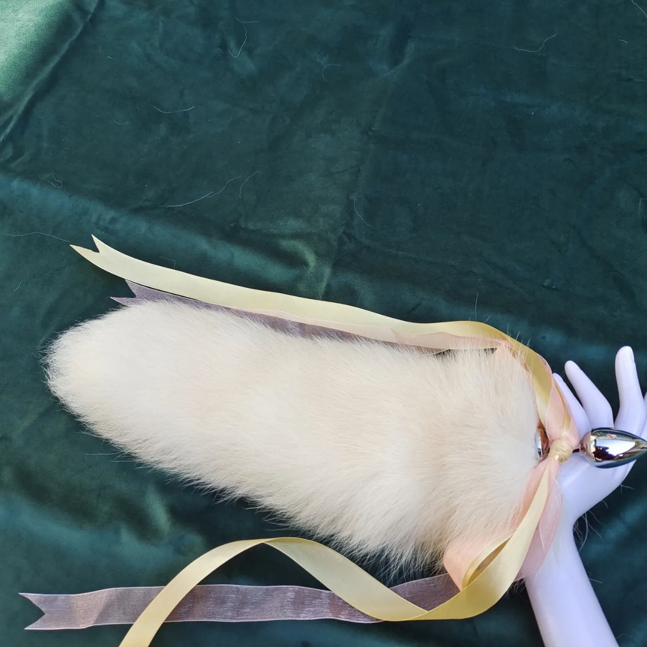 Removable Quaige Soft Fox Tail Plug Anal Metal Big Grand Butt Plugs Photo Cola De Zorro Sex Toy fox Tail Long Corazon Cola De Co