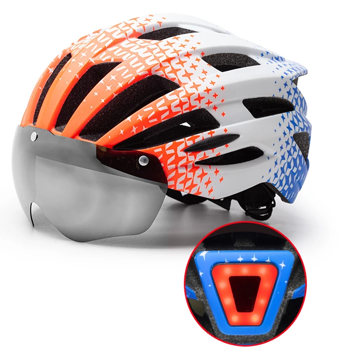 LC Huizhou Factory Detachable Magnetic Lens Road Bike Helmet for Women Men