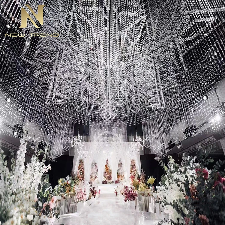 CPL-189 Luxury Design Indoor Decoration Wedding Hall Hotel Lobby Villa Custom Modern LED Chandelier   