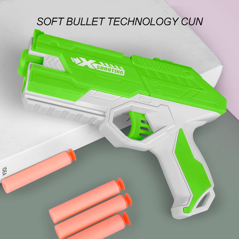 Игрушечный пистолет мягкая пуля ручная стрельба из пенопласта