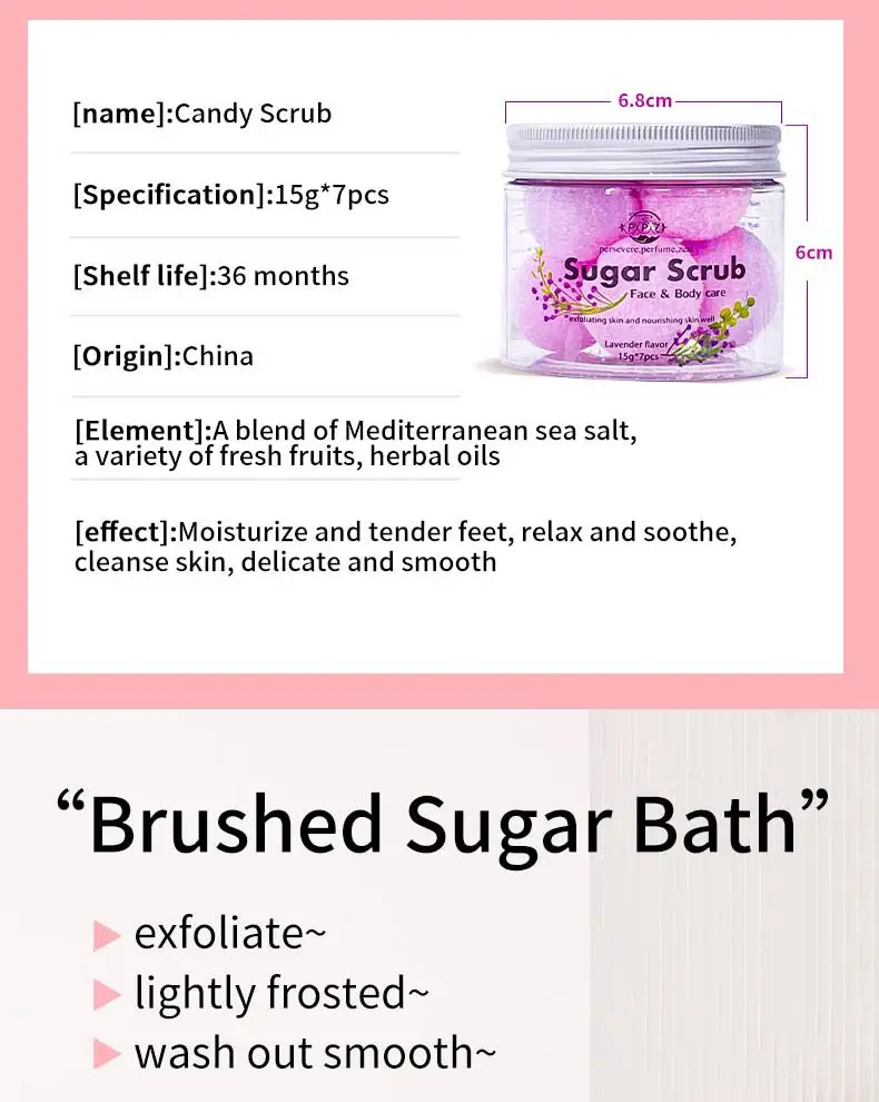 Private Label Oem Custom Nature Exfoliator Organic Body Scrub Foaming