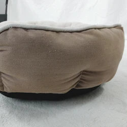 New Customized Color Size Brand FBA round wholesale dog beds Short plush dog bed large NO 5