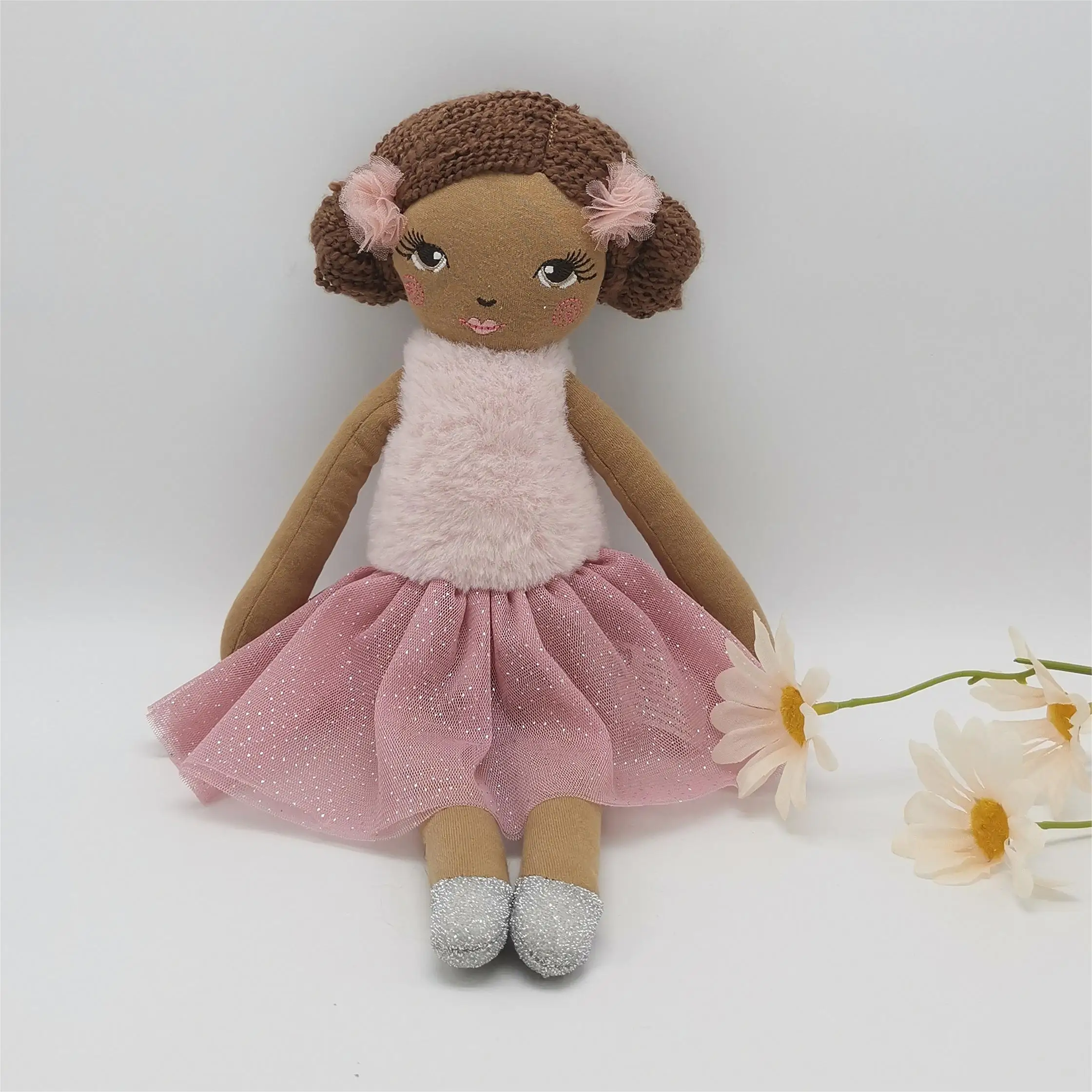 Professional Christmas Kids 2023 35cm Soft Bed Plush Doll Toy For Baby Sleeping Soft Stuffed