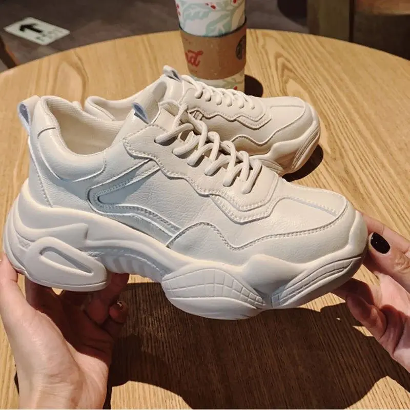 white breathable trainers
