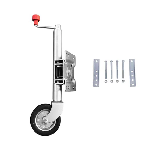 Professional Manufacturer Truck Used Silver Auto Fold Guide Wheels Trailer Jack