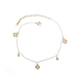 stainless steel four leaf clover jewelry new anklet fashion trendy new arrival 2021 for women