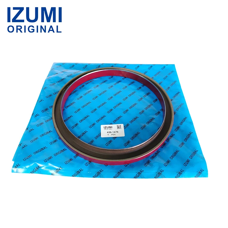 Оригинални части за дизелов двигател IZUMI — преден уплътнител на коляновия вал 436-1478, 436-1479 за двигател 3516 за Caterpillar