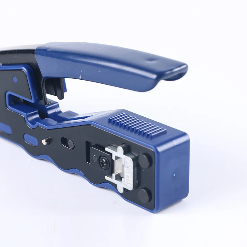 RJ45 UTP Crimping Network Tools Ethernet Cable Stripper Through-hole Connector CAT5/6/7/8 Pliers Pressing Wire Clamp Tongs Clip