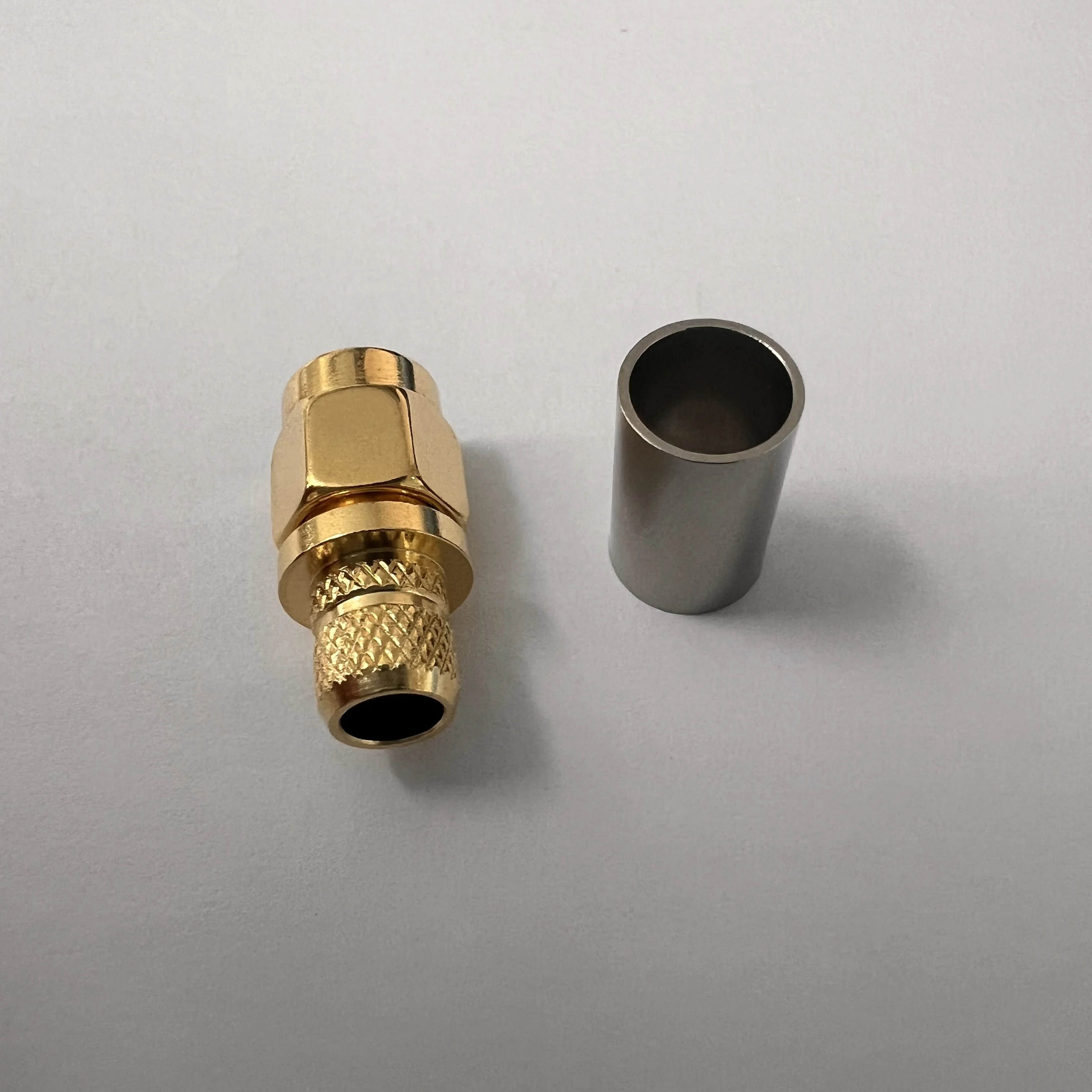 product good performance sma j4 connector rf brass male sma connector for rg59 cable-2