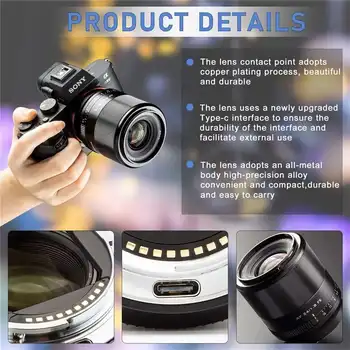 Viltrox 24mm F1.8 FE Camera Lenses Full Frame Auto Focus Wide Angle Prime Lens for A6500 A6300 A6000 A7 A7RIV A7RIII A7III A7II detail image