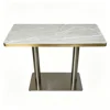 dessus gris italien brillant + base en acier inoxydable couleur originale